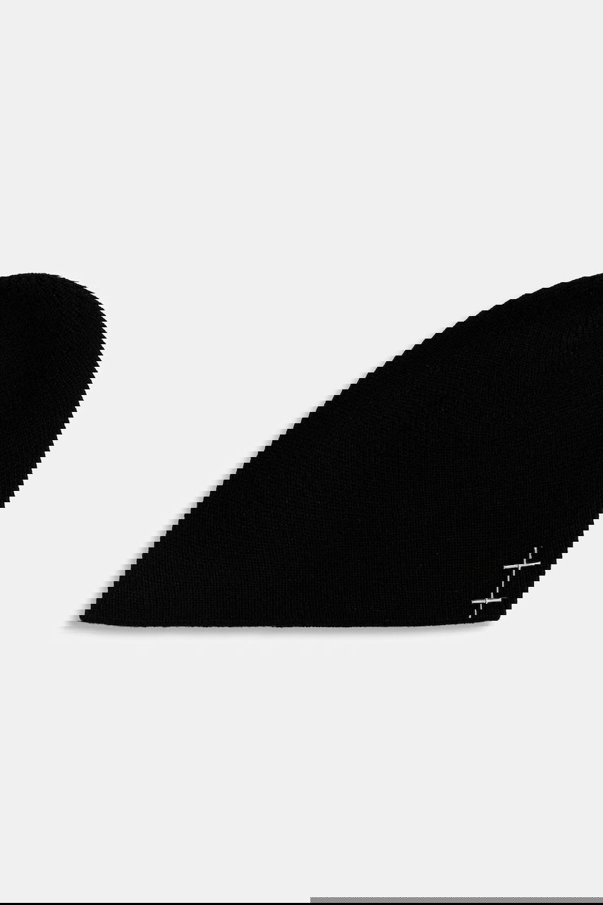 Kulicha HELIOT EMIL Heliot Emil Wool Beanie Čierna | AW25.16.107.BLK01.CO, 0