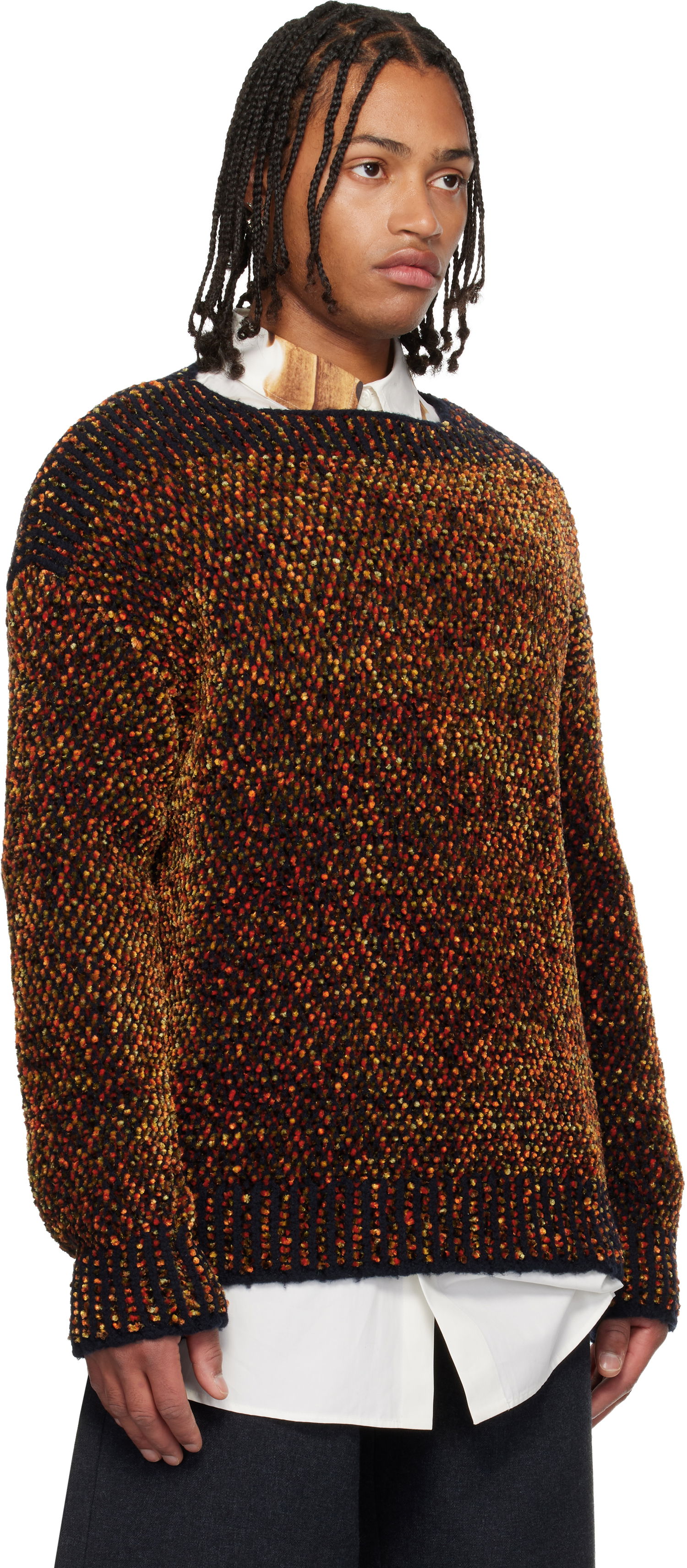 Sveter Dries Van Noten Dries Van Noten Jacquard Sweater Rôznofarebný | 252-021221-2728, 1