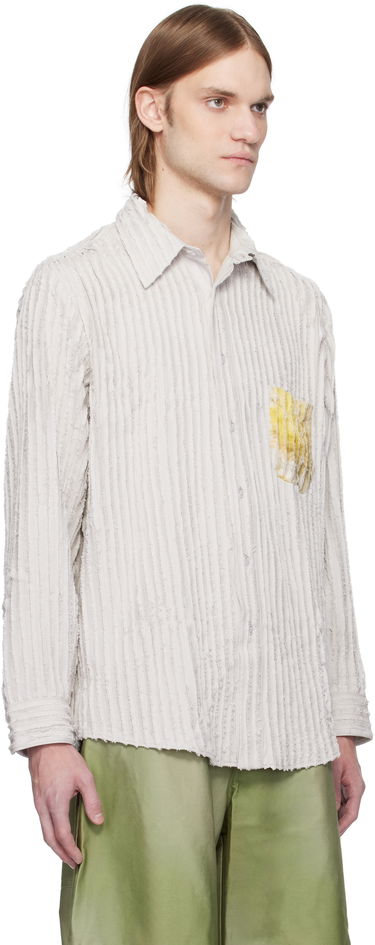 Košeľa Collina Strada Collina Strada Flower Drip Convention Shirt Biela | XX3690, 1