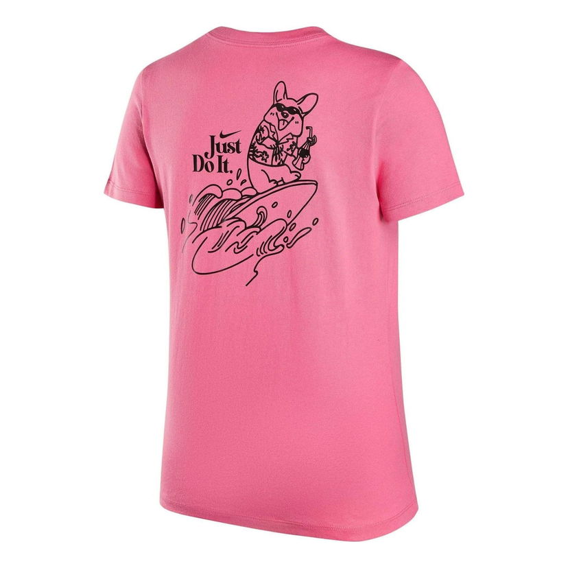 Tričko Nike Sportswear Cartoon Print T-Shirt Ružová | FV1131-684