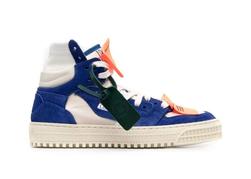 Tenisky a topánky Off-White 3.0 Off Court High-Top White Blue Suede W Modrá | OWIA112S22LEA0020145, 0