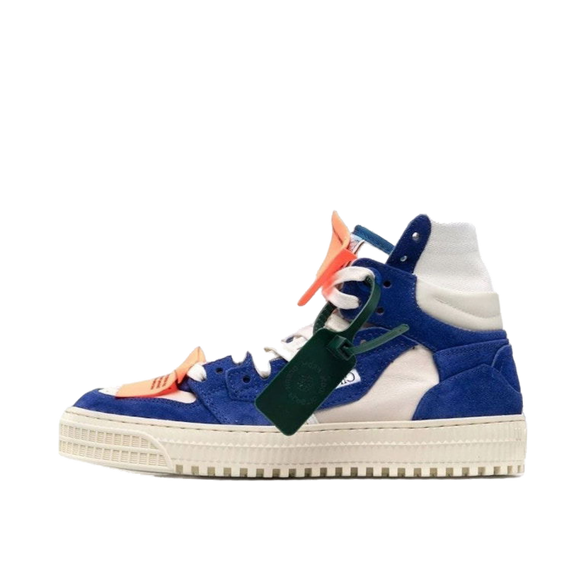 Tenisky a topánky Off-White 3.0 Off Court High-Top White Blue Suede W Modrá | OWIA112S22LEA0020145