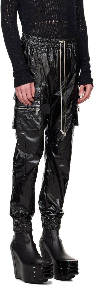 Cargo nohavice Rick Owens Rick Owens Hollywood Mastodon Cargo Pants Zelené | RU01E5396 MCT, 4