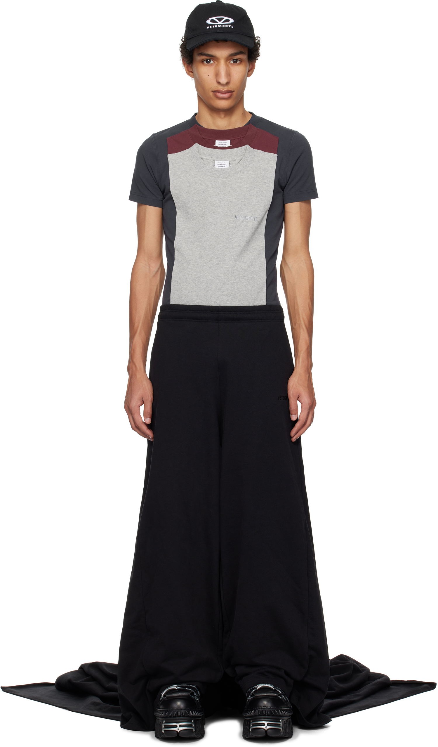 Tričko VETEMENTS Vetements Runway Train Sweatpants Šedá | UA66SP640B, 0