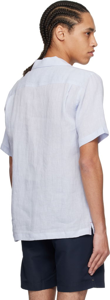 Košeľa Orlebar Brown Orlebar Brown Maitan Linen Resort Shirt Modrá | 279644, 2