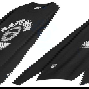 Sveter AAPE by A Bathing Ape AAPE Union Monogram Knit Sweater Čierna | AAPKNMB370XXNBKX, 0