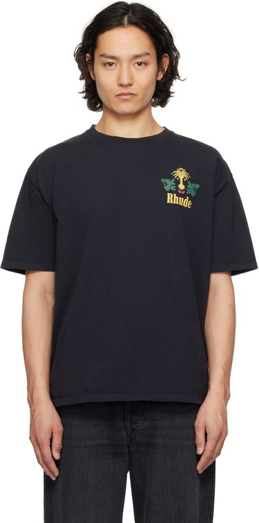 Tričko Rhude Rhude Tobacco Graphic T-Shirt Čierna | RHSS25TT09012, 0