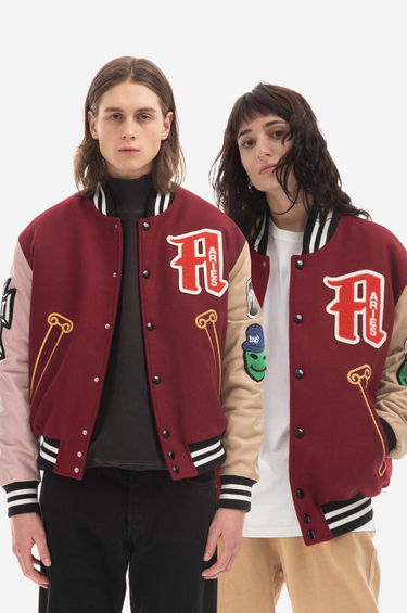 Bomber bunda Aries Varsity Jacket Červená | AR70200, 0