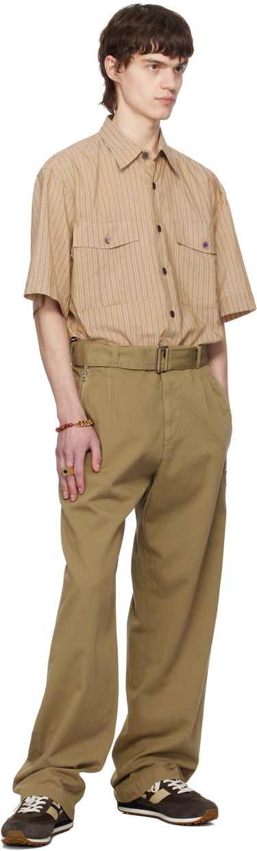 Košeľa Dries Van Noten Dries Van Noten Striped Two-Pocket Shirt Béžová | 251-020706-1524, 3