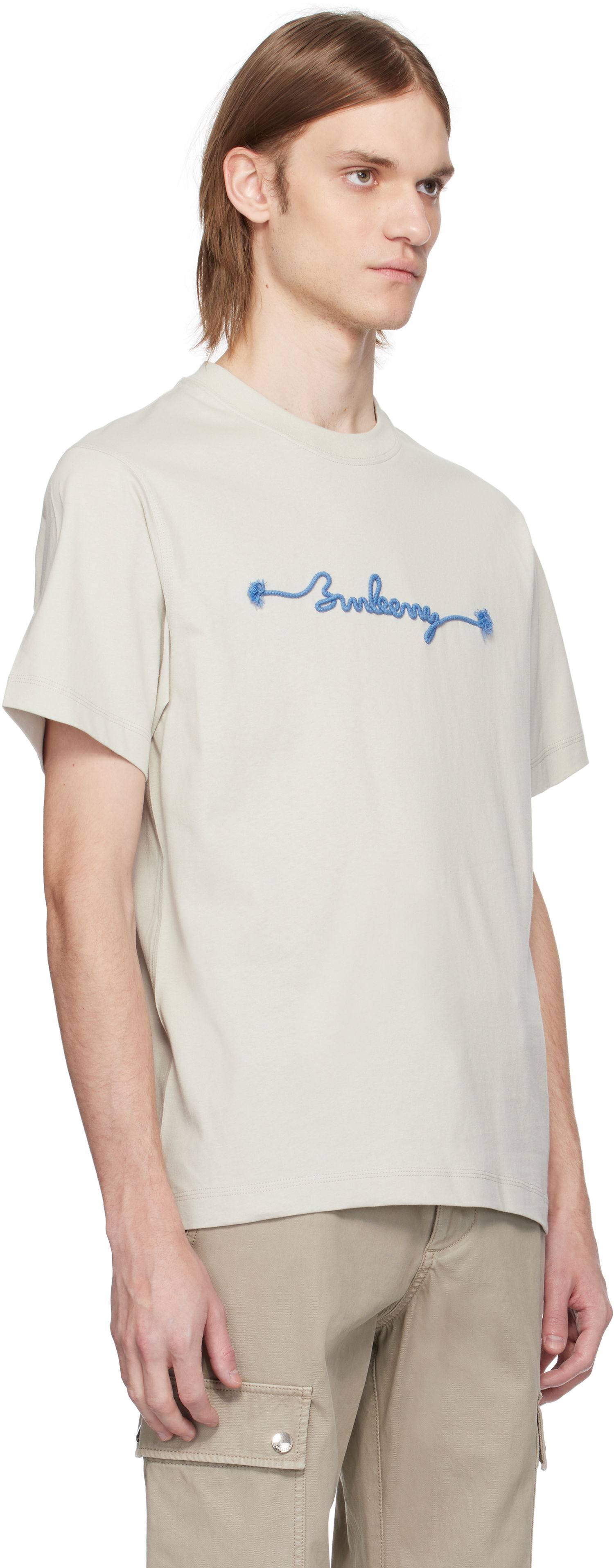 Tričko Burberry Burberry Knot Logo Cotton T-Shirt Béžová | 8106294, 1