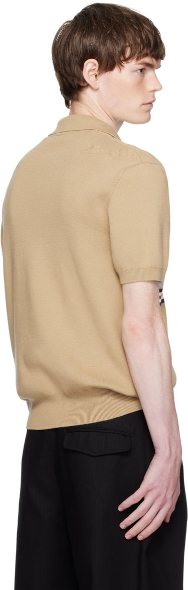 Polo tričko Lacoste Lacoste Striped Collar Polo Béžová | AH5200_9IJ, 2