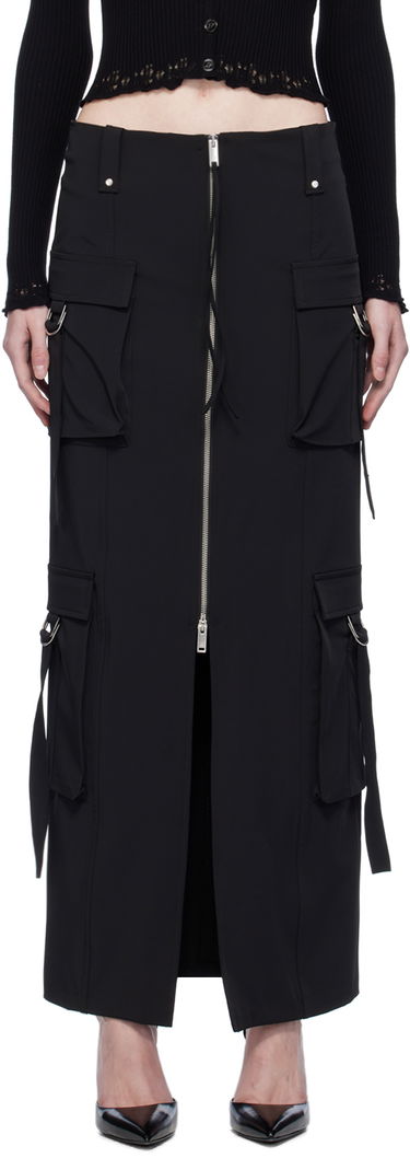 Sukňa Blumarine Blumarine Cargo Maxi Skirt Čierna | A344G010A, 0