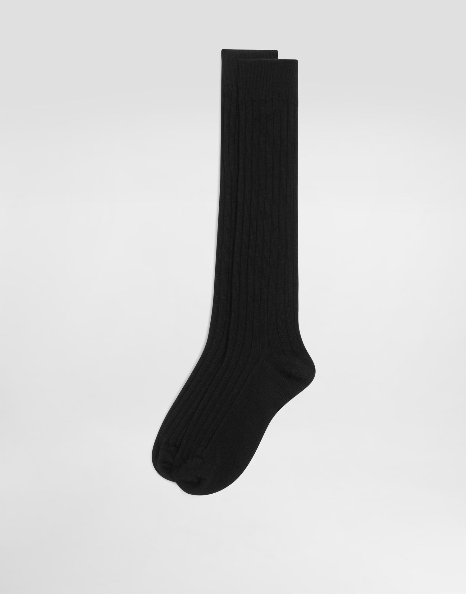 Ponožky Dolce & Gabbana Ribbed Socks Čierna | FXP06TJGMGMN0000, 1