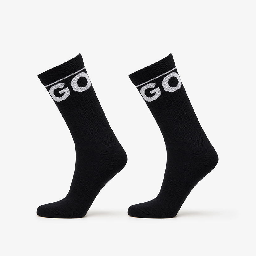 Ponožky BOSS Iconic Socks 2-Pack Black Čierna | 50510647-001