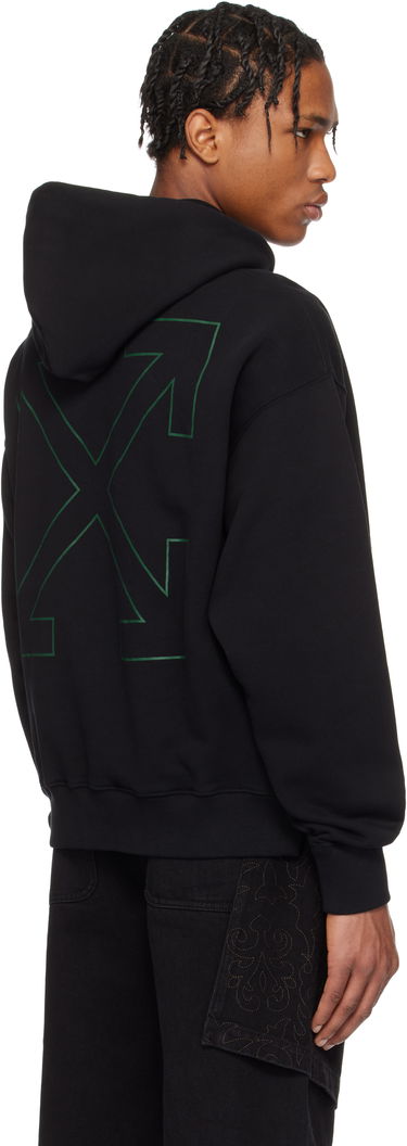 Mikina Off-White Off-White Banknote Arrow Skate Hoodie Čierna | OMBB085S25FLE00H1058, 2