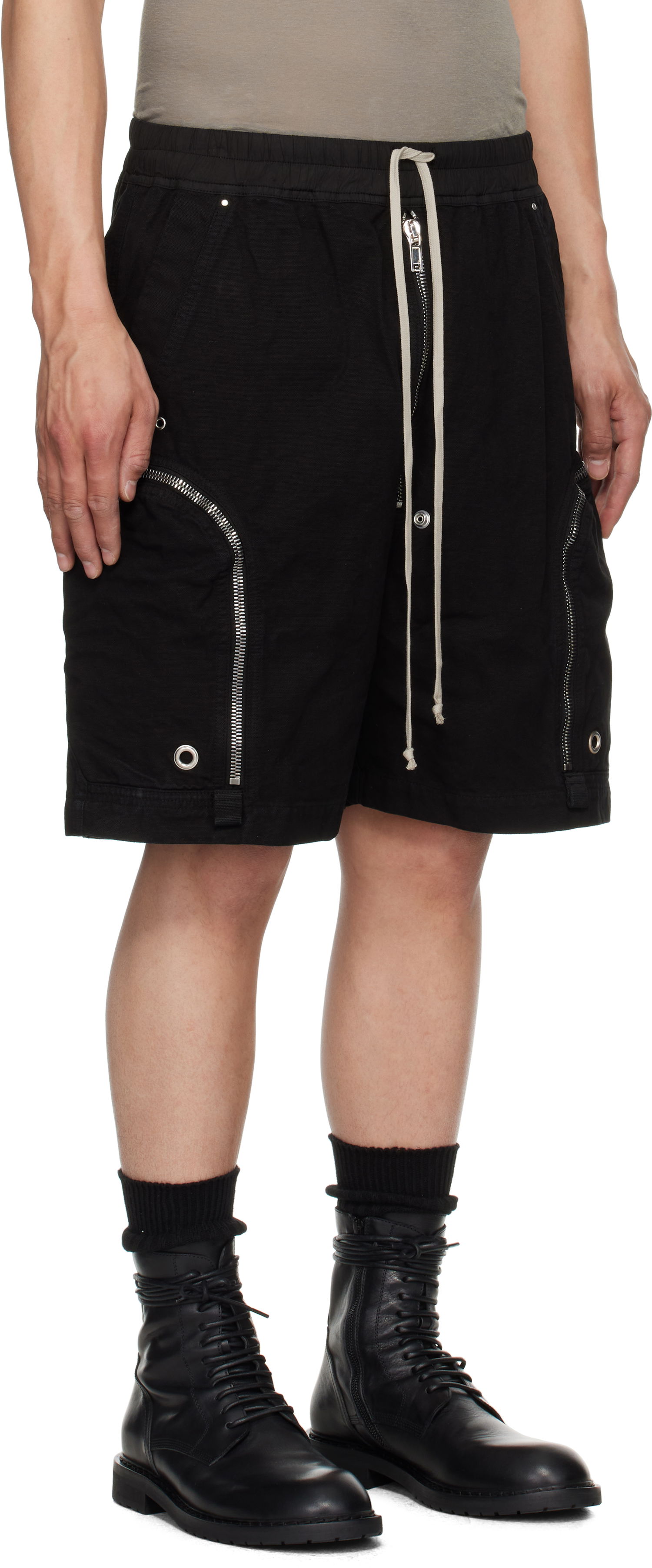 Šortky Rick Owens Rick Owens DRKSHDW Hollywood Bauhaus Shorts Čierna | DU01E3389 CVS, 1