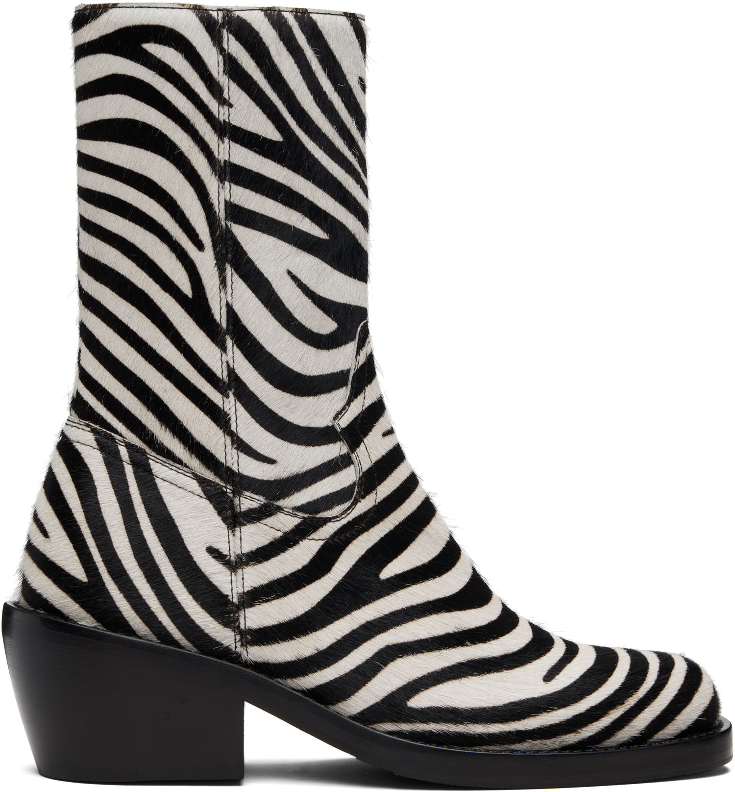 Tenisky a topánky Dries Van Noten Dries Van Noten Zip Zebra Print Haircalf Boots Rôznofarebný | 252-021707-302, 0
