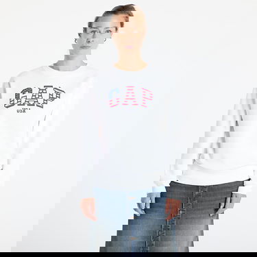 Mikina GAP USA Graphic Sweatshirt Biela | 554936-32, 0