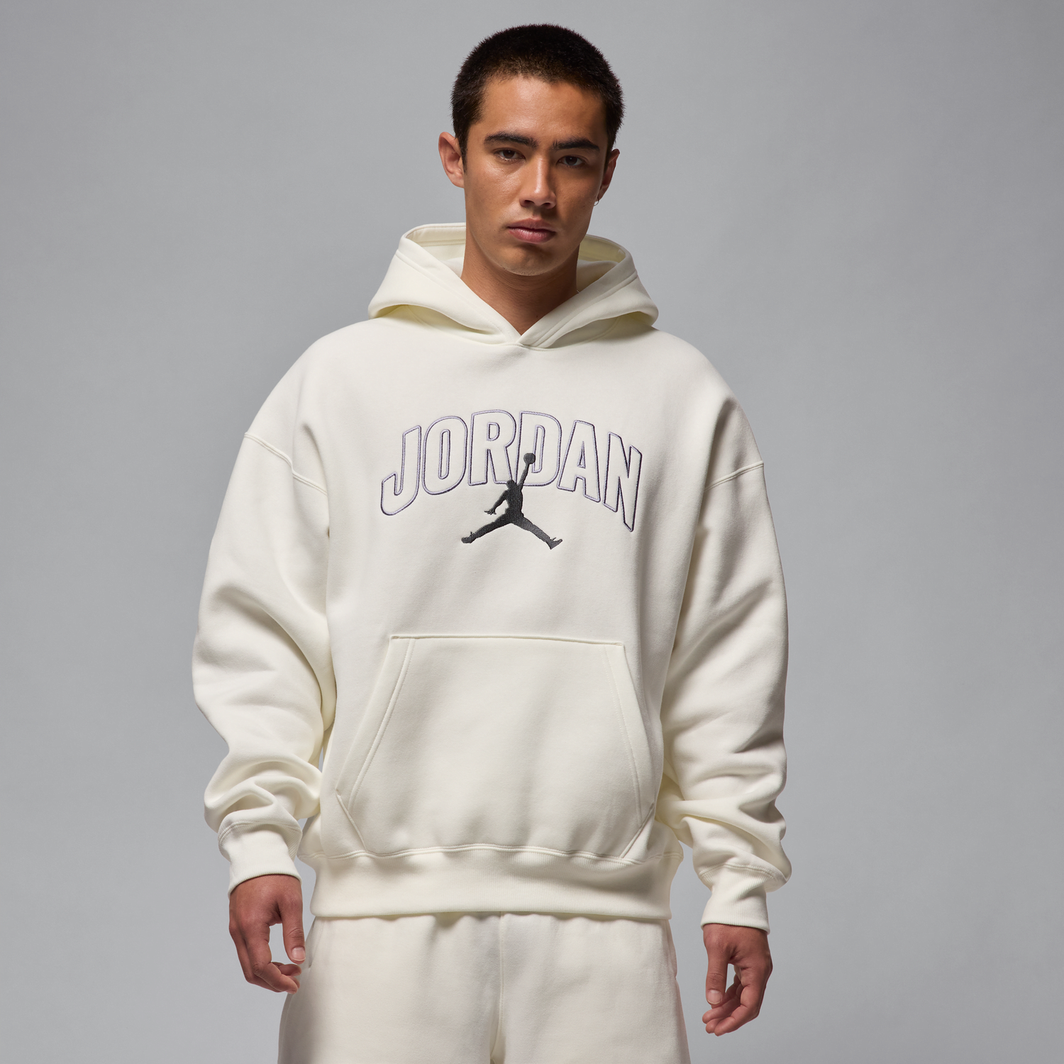 Mikina Jordan Jordan Brooklyn Fleece Relaxed Hoodie Biela | IB7241-133, 1