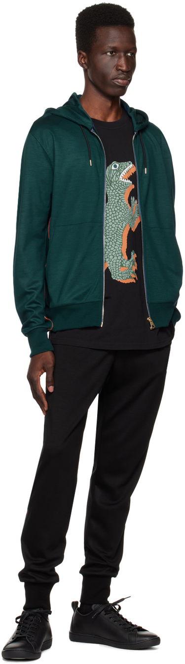 Mikina Paul Smith Paul Smith Signature Stripe Zip Hoodie Zelené | M1R-300S-H00035-37, 3