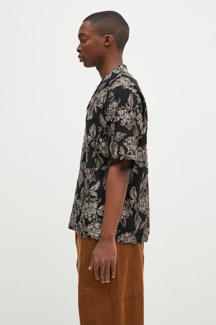 Košeľa Needles Floral Pattern Shirt Čierna | PU228, 1
