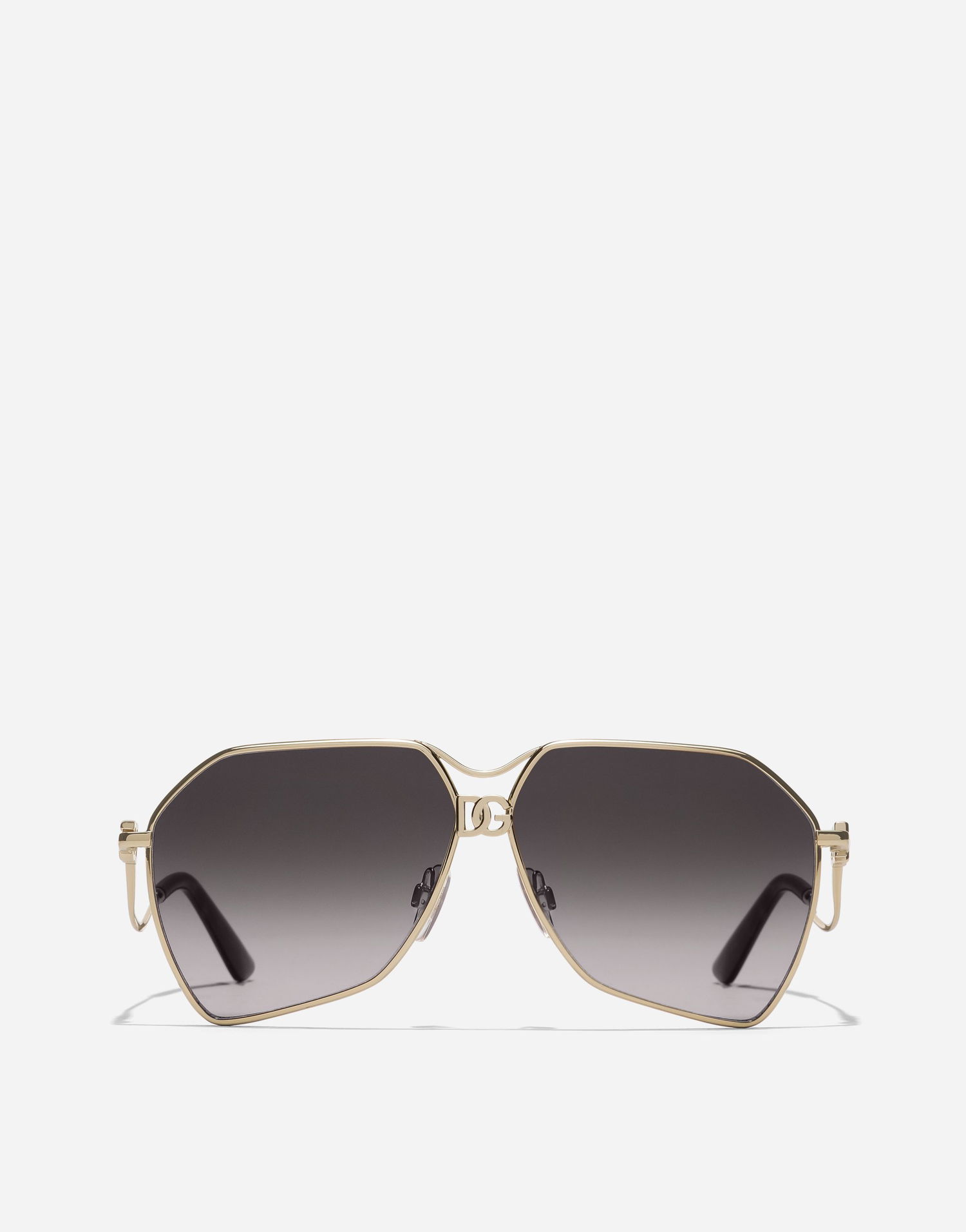 Slnečné okuliare Dolce & Gabbana Dg Filo Geometric Metal-Frame Gradient Lens Sunglasses New Arrivals Onesize Metalická | VG2326VM2799V000, 0