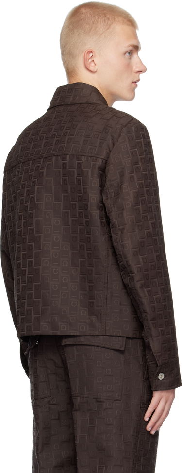 Bunda FERRAGAMO Ferragamo Monogram Jacket Hnedá | 777816, 2