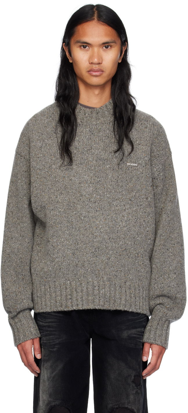 Sveter We11done Chunky Knit Sweater Šedá | WD-KT2-24-626-U-DG, 0
