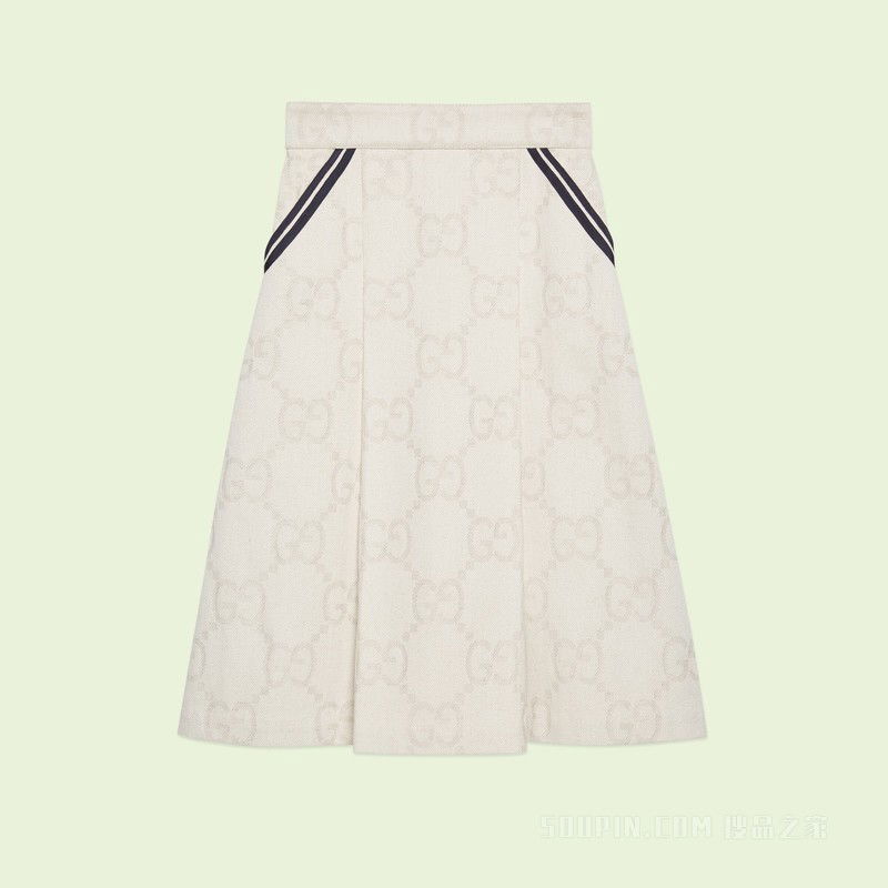 Sukňa Gucci Maxi GG Skirt White Béžová | 691847 XDBX2 9207
