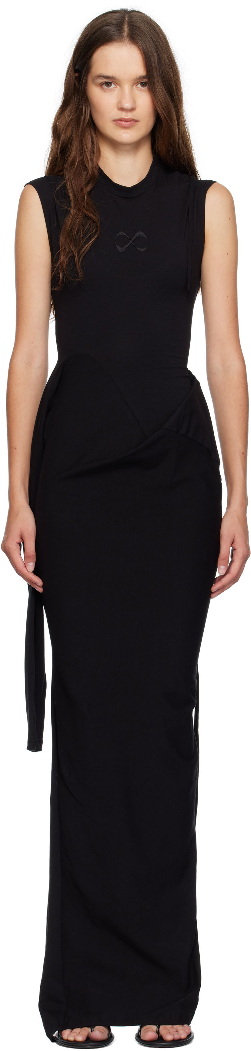 Šaty Ottolinger Ottolinger Sleevy Maxi Dress Čierna | 115-502315-01