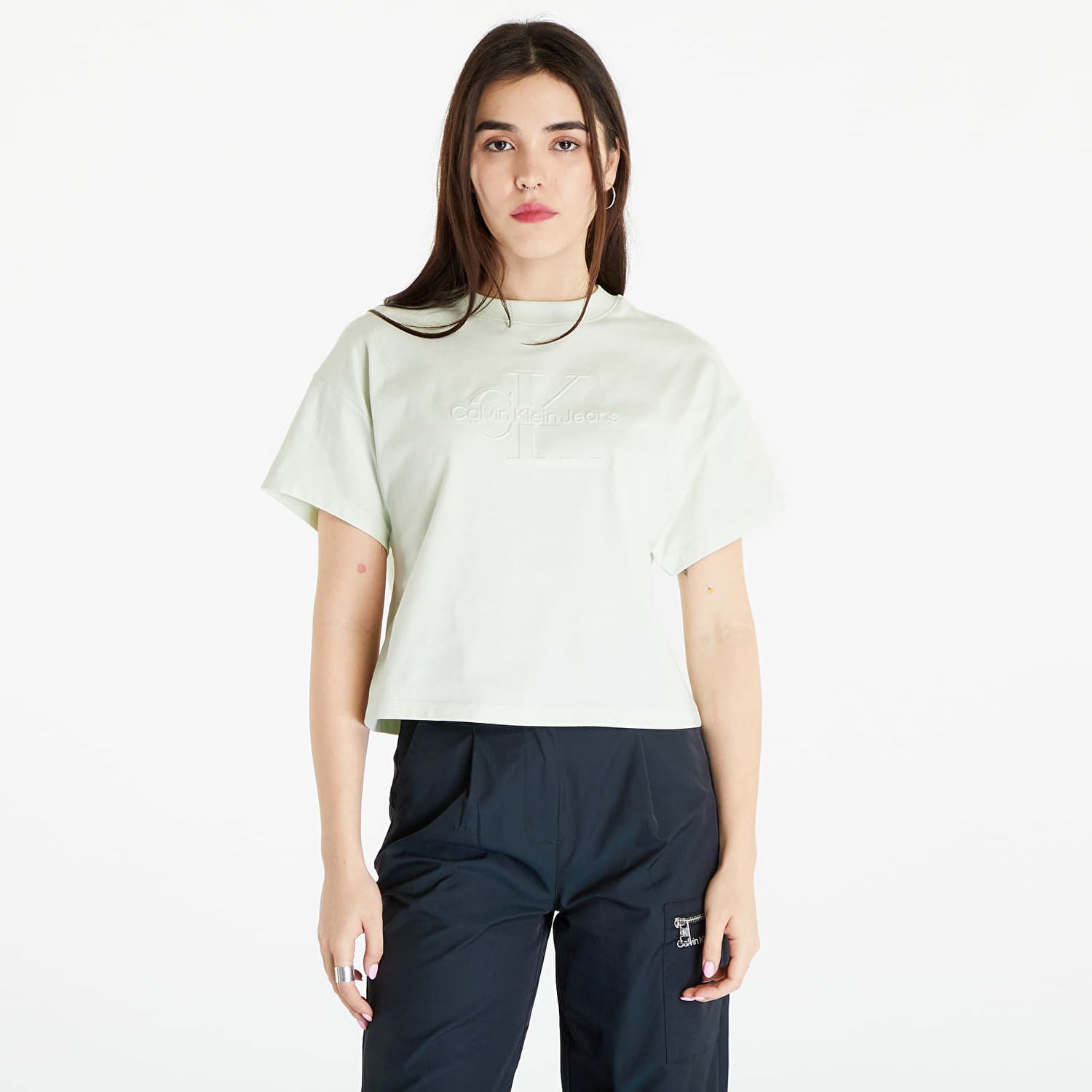 Crop Top CALVIN KLEIN Crop Top Zelené | J20J222040 LCE, 0
