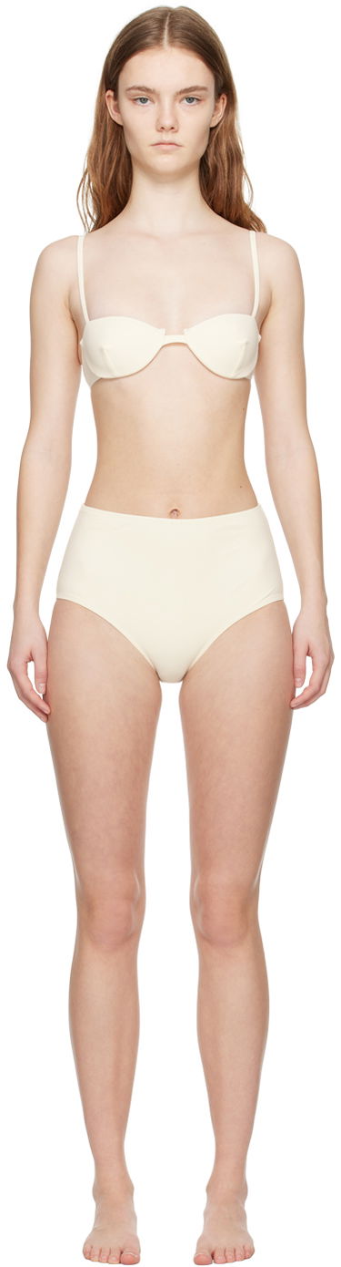 Plavky TOTEME TOTEME Sweetheart Neck Bikini Béžová | 223-881-795 / 223-889-795, 0