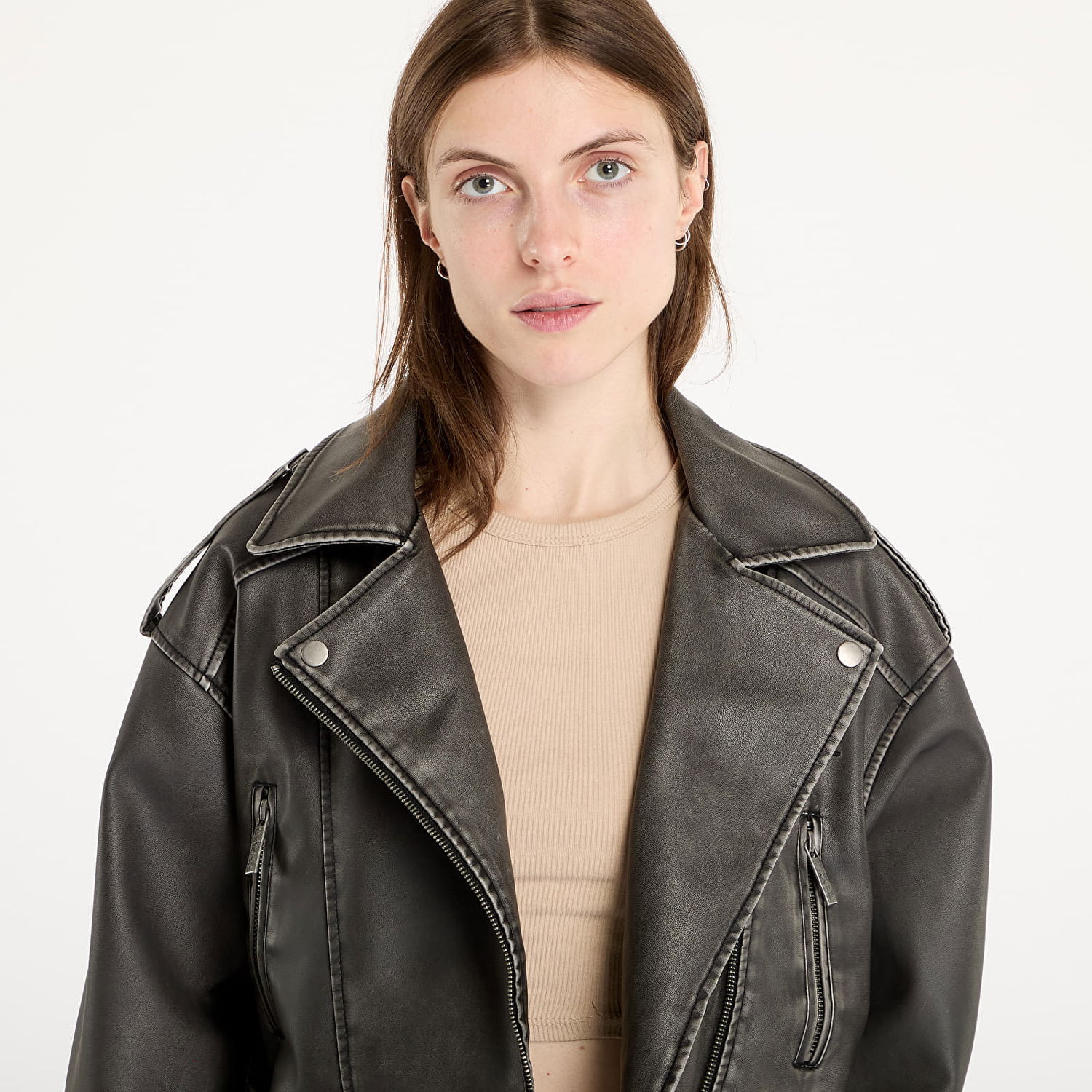 Bomber bunda Karl Kani Biker Short Čierna | 61750003, 1