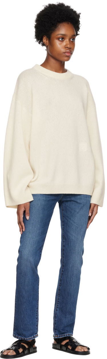 Sveter TOTEME TOTEME Crewneck Sweater Biela | 222-571-753, 3