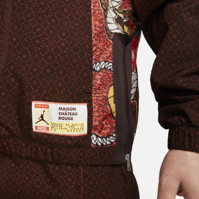 Bunda Jordan Maison Château Rouge x Woven Jacket Vínová | DO4092-226, 1