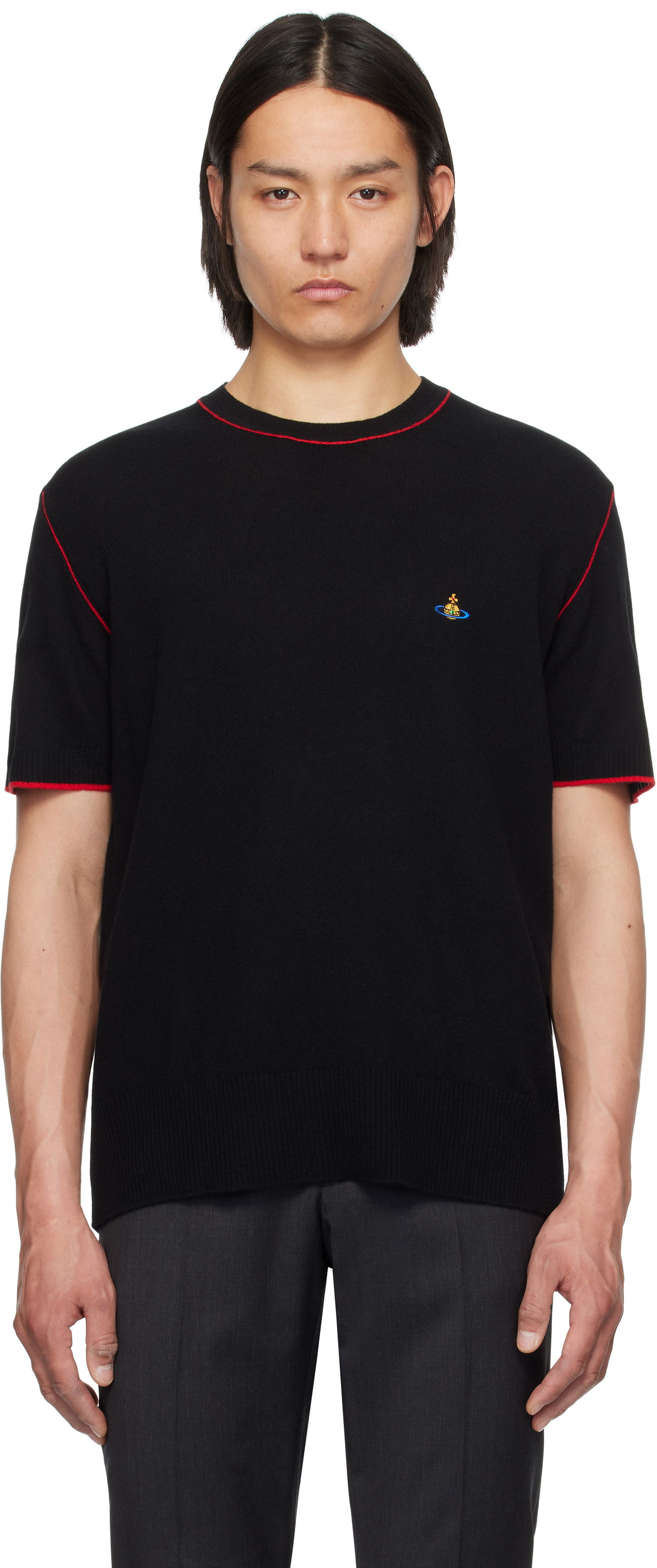 Sveter Vivienne Westwood Vivienne Westwood Alex T-Shirt Čierna | 27010013-Y0037-, 0