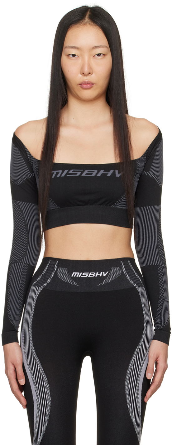 Tričko MISBHV Jacquard Top Čierna | 240W522, 0