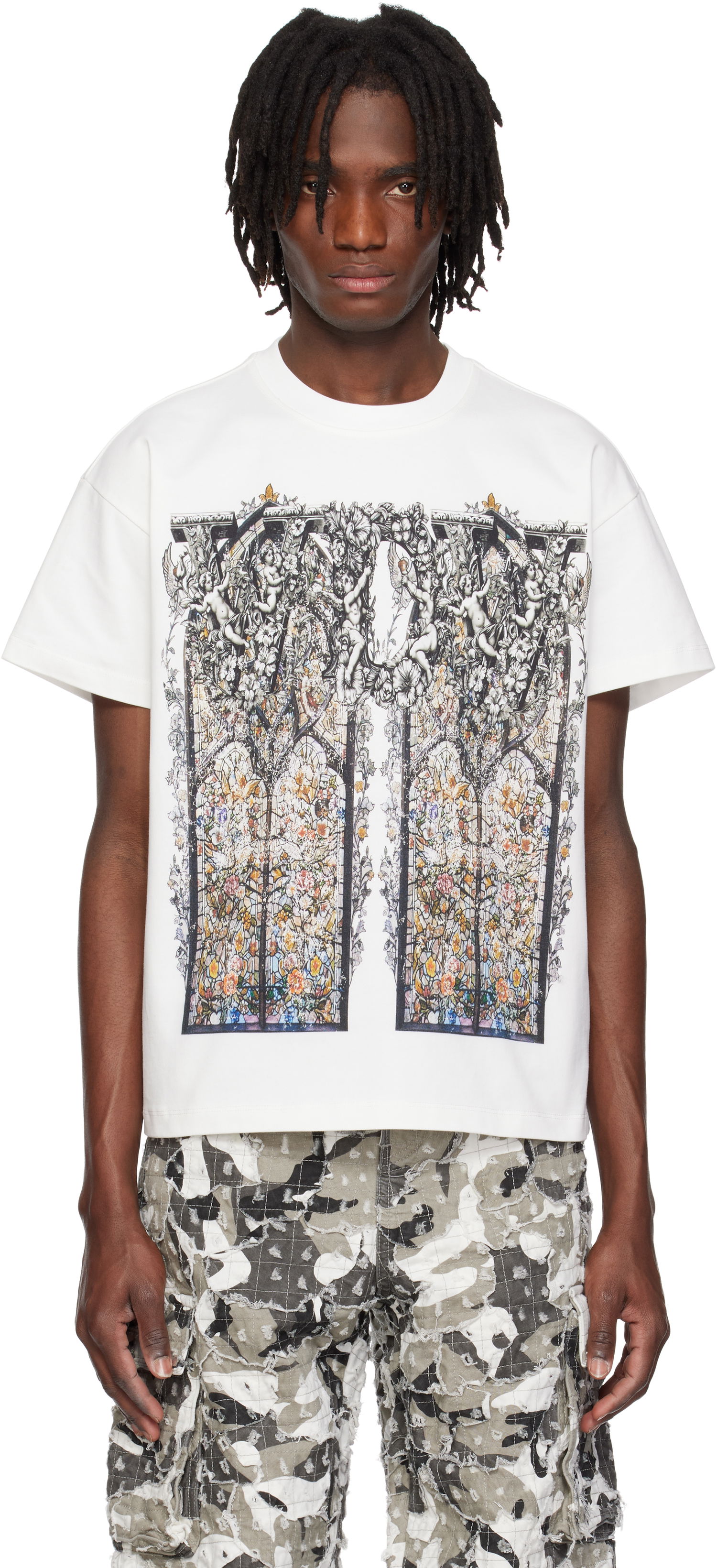Tričko Who Decides War Who Decides War Ignatius Graphic Short Sleeve T-Shirt Biela | 1110280001SS25, 0
