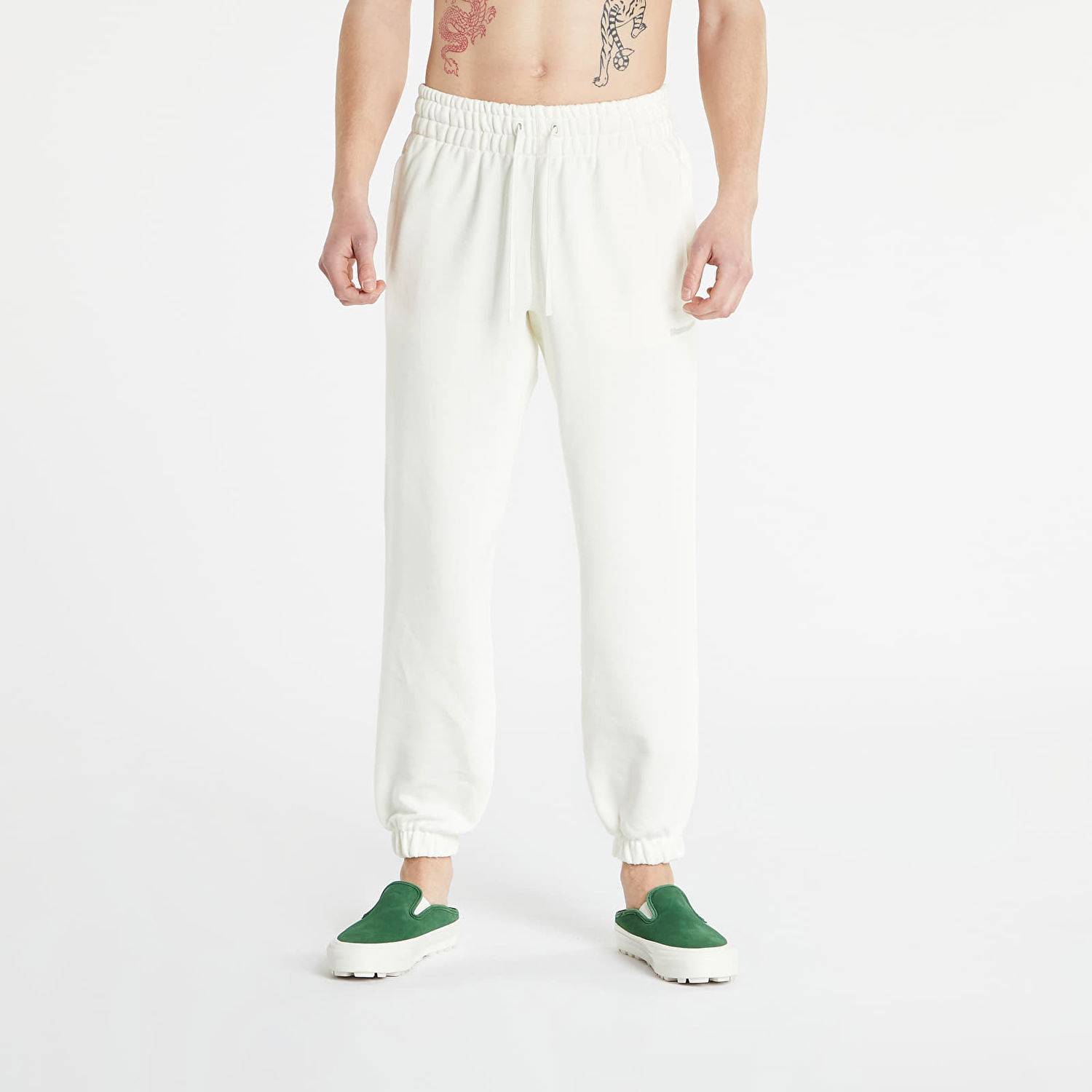 Nohavice a džínsy adidas Originals Pharrell Williams x Basics Pant Biela | HG2686, 0