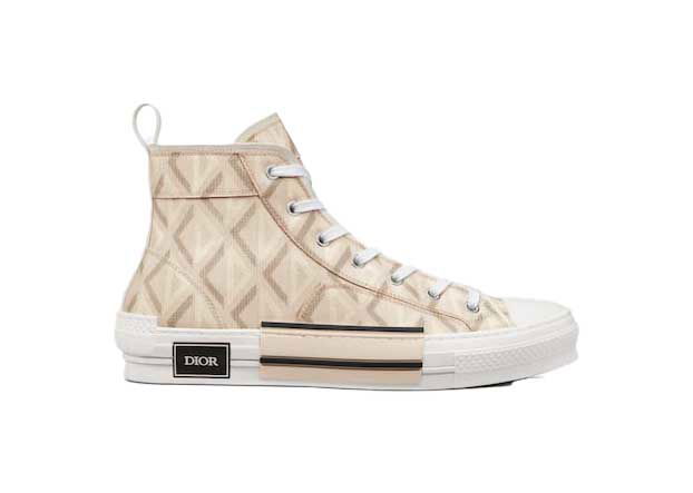 Tenisky a topánky Dior B23 High Top CD "Diamond Natural" Béžová | 3SH118ZPP_H169, 0