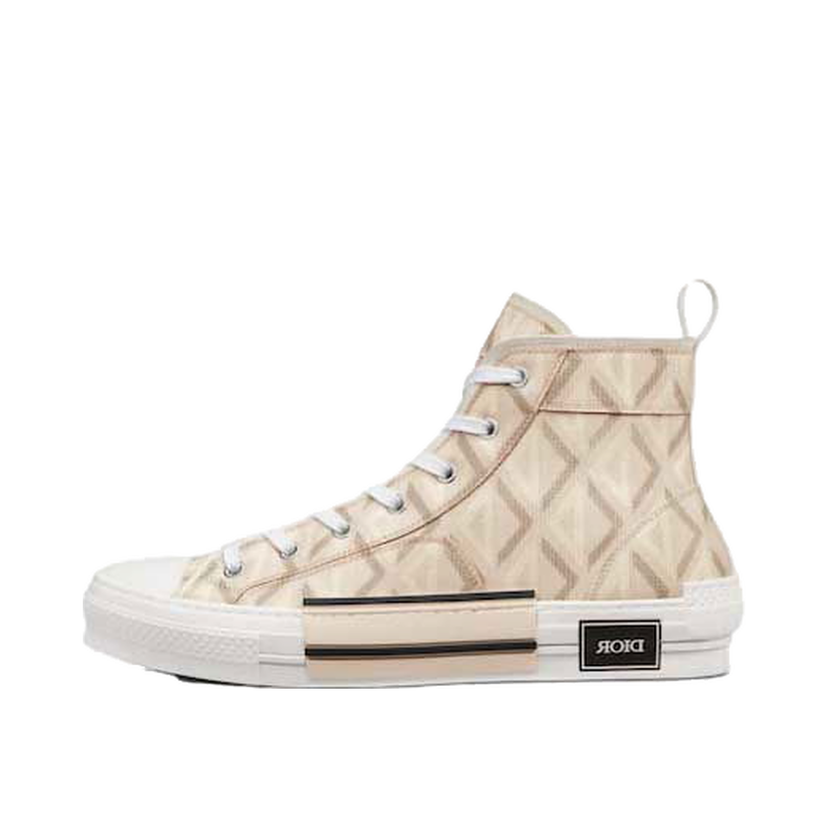 Tenisky a topánky Dior B23 High Top CD "Diamond Natural" Béžová | 3SH118ZPP_H169