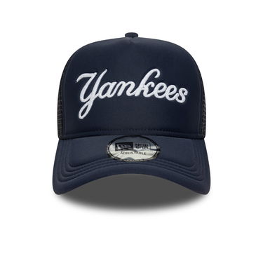 Šiltovka New Era MLB Foam Script 9FORTY Trucker NY Yankees Adjustable Navy | 60691182, 1