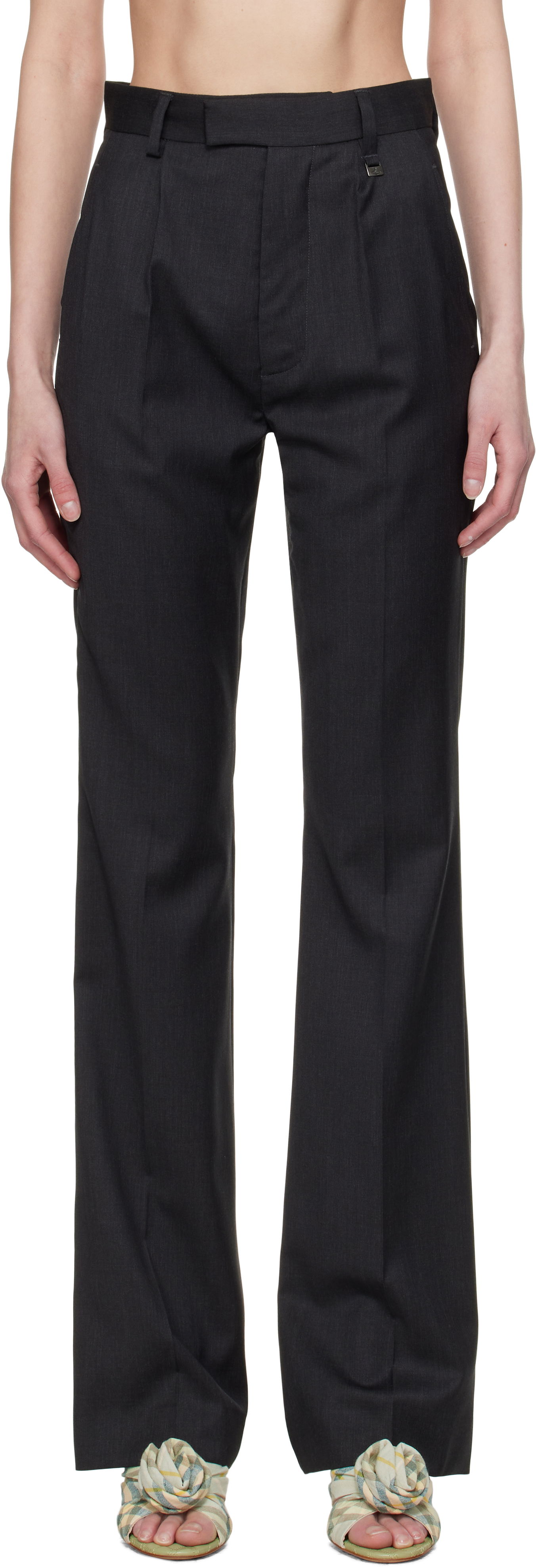 Nohavice Vivienne Westwood Vivienne Westwood Ray Pleated Trousers Čierna | 1F010008-W0120-, 0