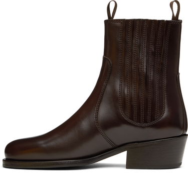 Oblečenie LEMAIRE Lemaire Leather Chelsea Boots Hnedá | FO0149 LL0106, 2