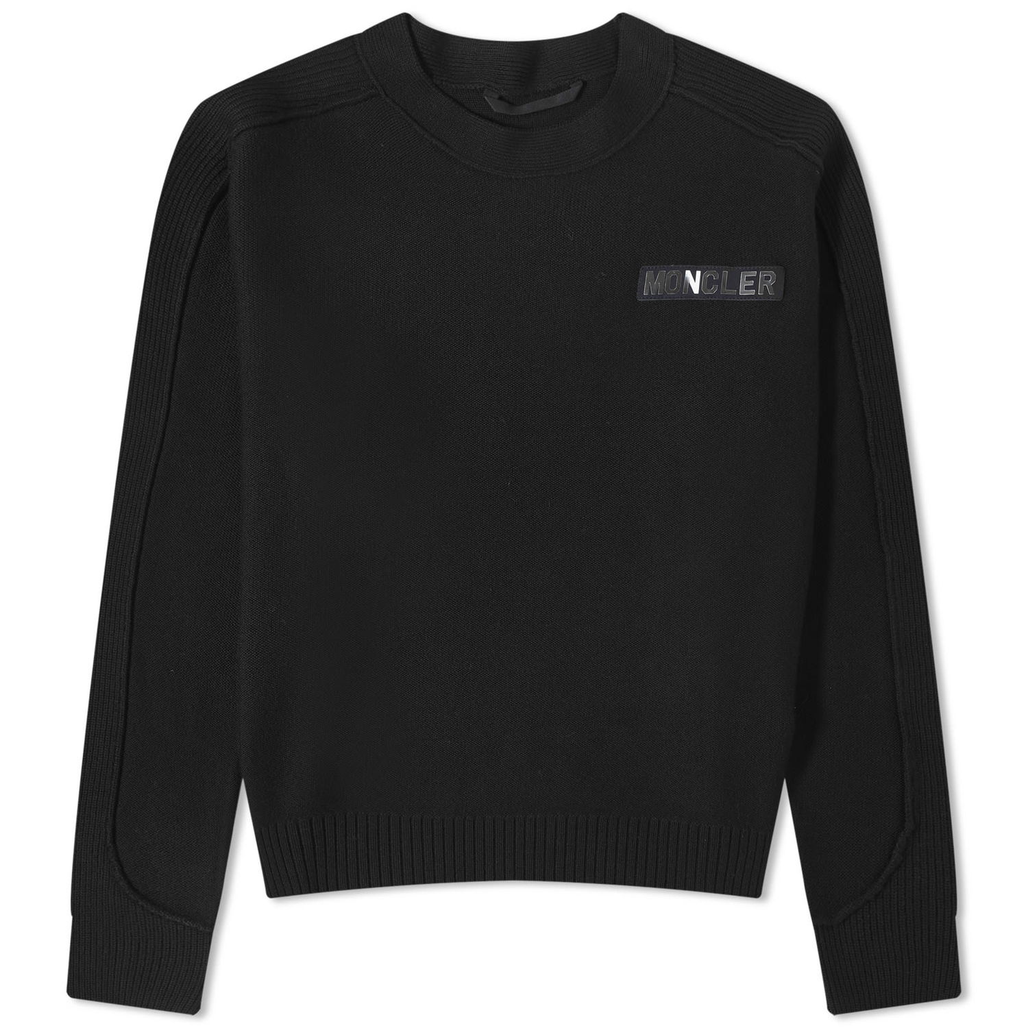 Sveter Moncler Logo Crew Knit Sweater Čierna | 9C000-M1131-05-999, 0