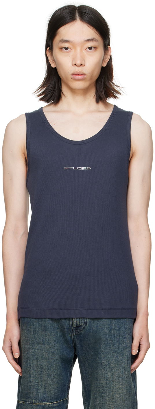 Tielko Études Pippen Tank Top Navy | E24MM161A03244, 0