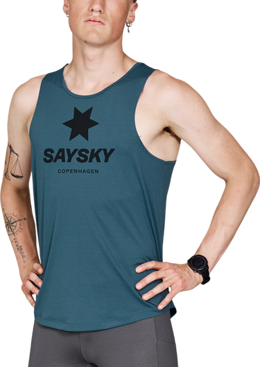 Tielko Saysky Saysky Logo Combat Singlet Tyrkysová | mmrsi30c2008, 0