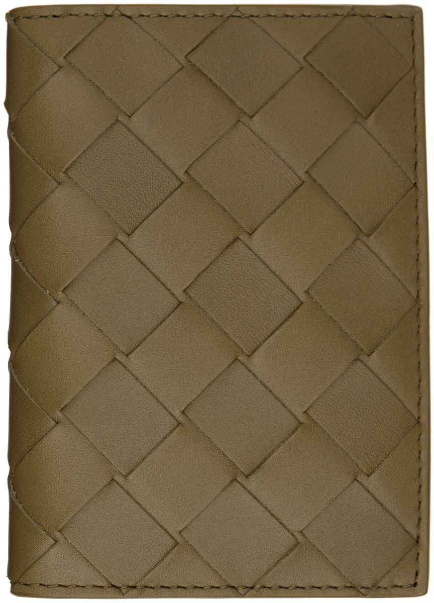 Peňaženka Bottega Veneta Intrecciato Flap Card Holder Zelené | 749417 VCPQ4, 0