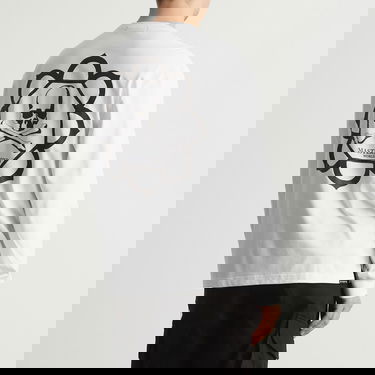 Tričko Mastermind WORLD Skull Emblem Pocket Long Sleeve T-Shirt Biela | MW25S15-TS066-011, 3
