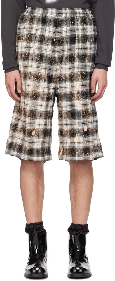 Šortky We11done We11done Crinkled Check Shorts Rôznofarebný | WD-PT1-23-254-U-BK, 0